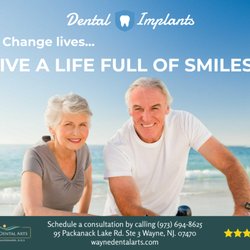 Wayne Dental Arts - Considering dental implants? Call us at (973) 694-8625 to schedule a free consultation.