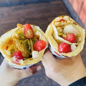 T-Swirl Crêpe - 7. Lychee Romantic Crepe - Creperies Near Me - Carrollton, Texas