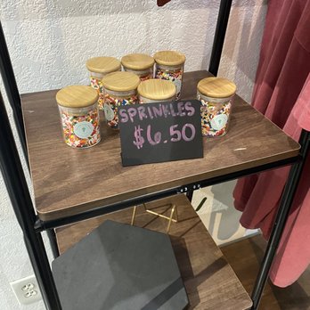 Hey Mikey's Ice Cream - 6.50 for sprinkles? The jar is smaller than a salt shaker - Ice Cream & Frozen Yogurt Near Me - Galveston, Texas Hey Mikey's Ice Cream - 6.50 for sprinkles? The jar is smaller than a salt shaker - Ice Cream & Frozen Yogurt Near Me - Galveston, Texas