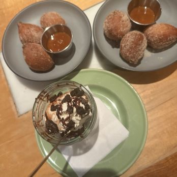 Aunt Jake's - Donuts and Mason Jar Sundae - Italian Near Me - New York, New York