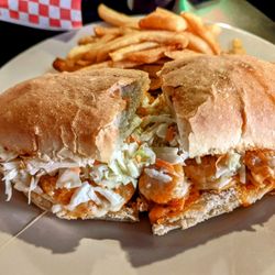 Calamari's Squid Row - Boom boom shrimp grinder