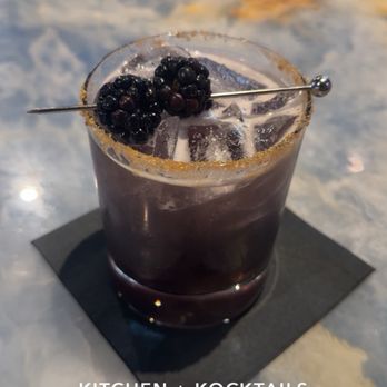 Kitchen + Kocktails By Kevin Kelley - Blackberry margarita - Southern Near Me - Miami, Florida Kitchen + Kocktails By Kevin Kelley - Blackberry margarita - Southern Near Me - Miami, Florida