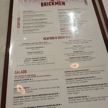 Brickmen Kitchen + Bar - Menu - Wine Bars Near Me - Kingston, New York