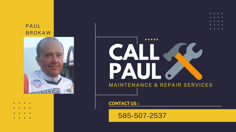 Slide of Call Paul Maintenance Services