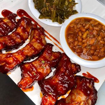 Meto Pub - Never disappointed. Ribs, baked beans and greens. - Barbeque Near Me - Tega Cay, South Carolina Meto Pub - Never disappointed. Ribs, baked beans and greens. - Barbeque Near Me - Tega Cay, South Carolina