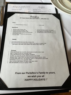 Menu photo 2 Portofino New Haven, CT Menu photo 2 Portofino New Haven, CT