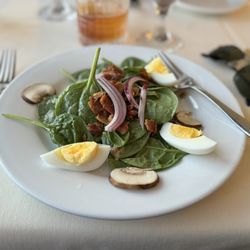 Mercury Chophouse - Spinach salad