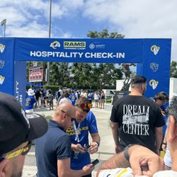 Los Angeles Rams Training Camp - Check in are at Loyola Marymount University.