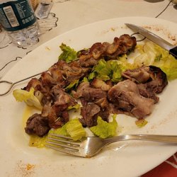 Trattoria Toscana - Bacon and pork, roasted on a skewer... superb!