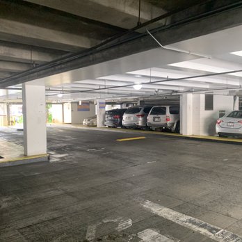 Chinatown Municipal Parking - inside of the parking lot - Parking Near Me - Honolulu, Hawaii