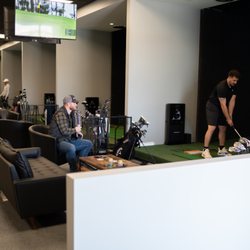 BirdieBay Golf - We feature six GolfZon simulators and each bay can play up to 6 people.