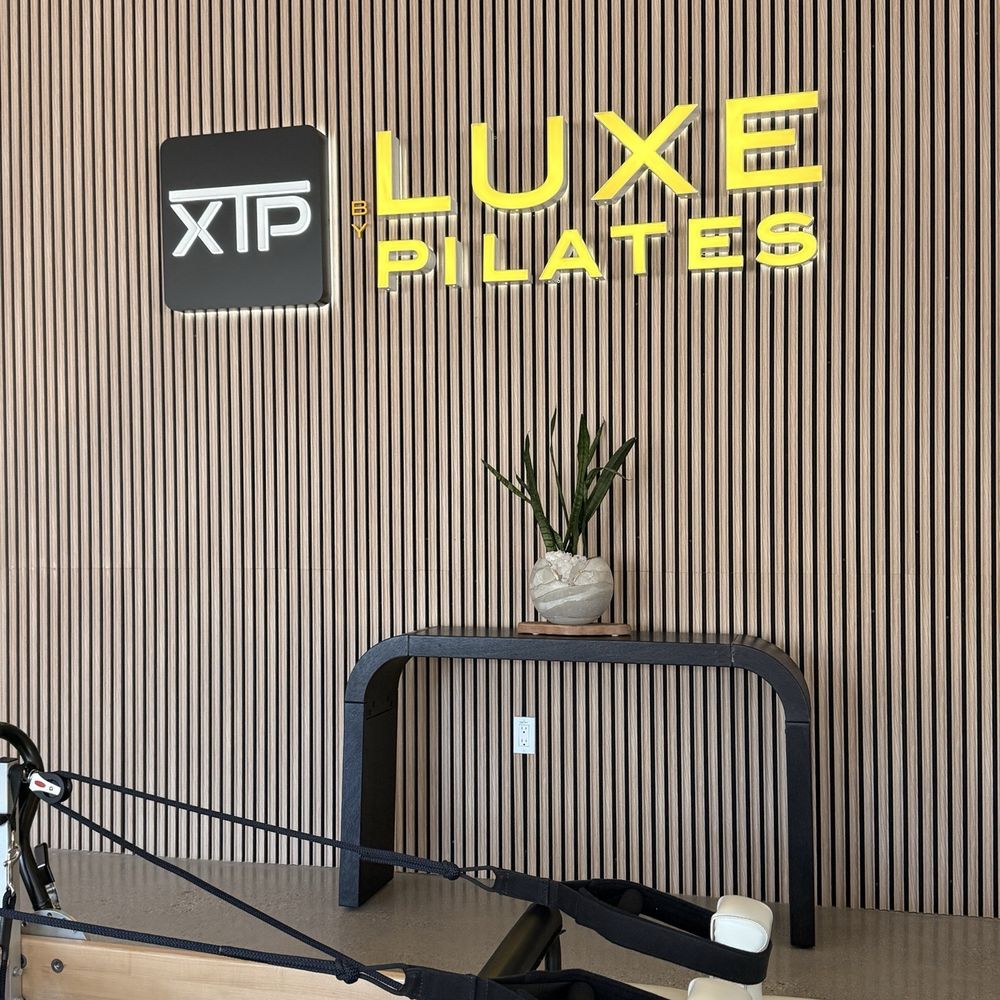 XTP by LUXE Pilates - XTP Luxe Pilates Sign - Pilates Near Me - South Pasadena, California XTP by LUXE Pilates - XTP Luxe Pilates Sign - Pilates Near Me - South Pasadena, California
