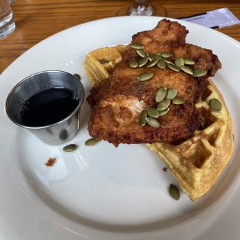 Teddy & The Bully Bar - Chicken and waffle. Delicious! - New American Near Me - Washington, DC, District of Columbia Teddy & The Bully Bar - Chicken and waffle. Delicious! - New American Near Me - Washington, DC, District of Columbia