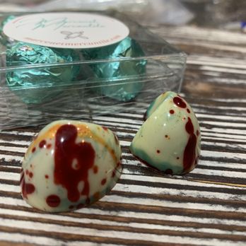 Marcenet Mercantile - two chocolate covered eggs - Chocolatiers & Shops Near Me Marcenet Mercantile - two chocolate covered eggs - Chocolatiers & Shops Near Me