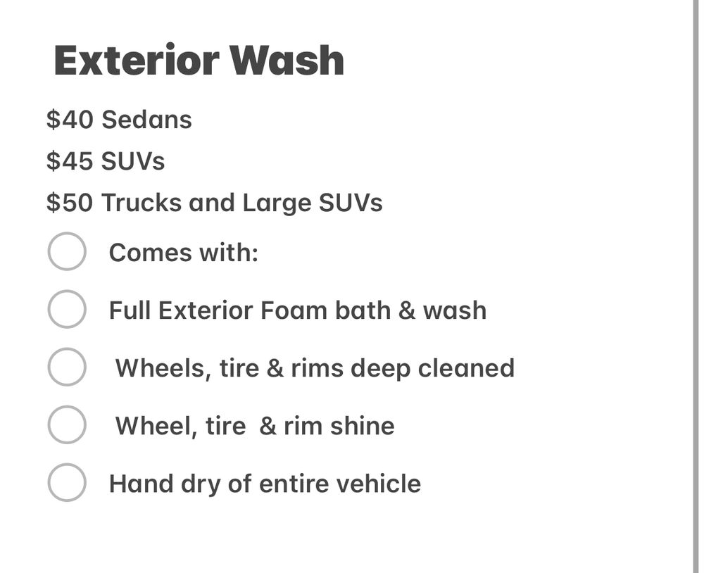 GLEAM AND BEAM MOBILE DETAILING Zephyrhills, Florida Car Wash