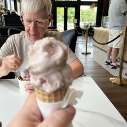 Strawberry Sugar Cone (bite out of it Yum!) Strawberry Sugar Cone (bite out of it Yum!)