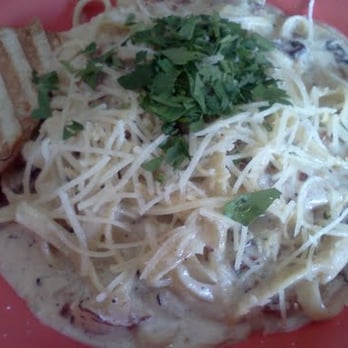 Milano Cafe - Fettuccine Carbonara - Italian Near Me - Austin, Texas