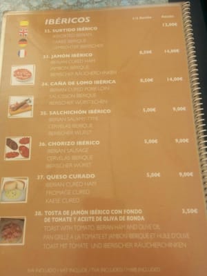 Menu photo 2 Maestros Ronda, MA
