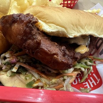The Red Bird - X-hot Chicken Sandwich - Chicken Shop Near Me - Lake Forest, California