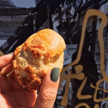 Coyle's Bakeshop - Crackle top coffee cream puff. - Cafes Near Me - Seattle, Washington Coyle's Bakeshop - Crackle top coffee cream puff. - Cafes Near Me - Seattle, Washington