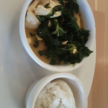 Honey's Thai Pavilion - Chicken and Kale with coconut rice - Thai Near Me - Bronx, New York Honey's Thai Pavilion - Chicken and Kale with coconut rice - Thai Near Me - Bronx, New York