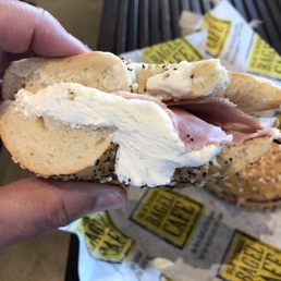 One slice of ham, folded in half! Seriously?! One slice of ham, folded in half! Seriously?!
