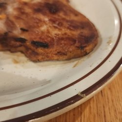 K-Bob's Steakhouse - Pork chops for $16.50, good favor but the thinnest pork chop ever seen. No salad bar. No rolls.. Very disappointed. Friendly staff.