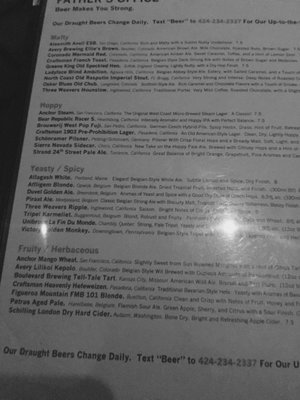 Menu photo 7 Father's Office Santa Monica, CA Menu photo 7 Father's Office Santa Monica, CA