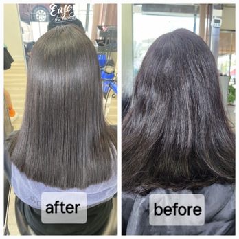 Splash Hair - Straight Perm by Karen - Hair Salons Near Me - Surrey, British Columbia