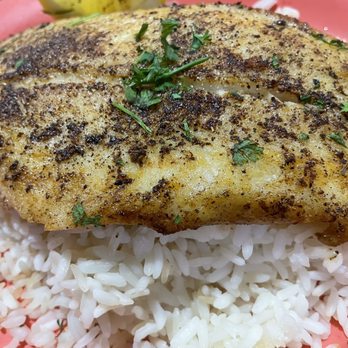 Catfish Station - Catfish over White Rice - Seafood Near Me - Spring, Texas Catfish Station - Catfish over White Rice - Seafood Near Me - Spring, Texas