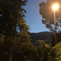 Palazzo della Marra - View from our table on the back patio - I should have taken it while it was still light out, but it is beautiful