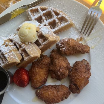 Classic Eats - Chicken & Waffles. My only complaint is the waffles were too heavy, cakey. Not light and fluffy. - American Near Me - Burien, Washington