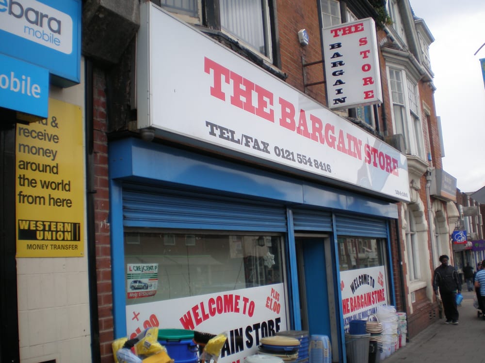 THE BARGAIN STORE Discount Store 184186 Soho Road, Birmingham