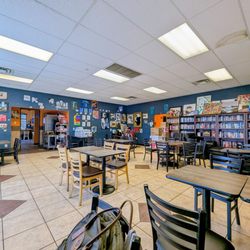 Grouchy John's Coffee - The additional room is huge!! Games, art and more.