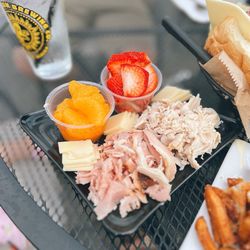 Friar Tucks Hoagie House - Kids snack plate $10 (deli meat cheese and fruit)