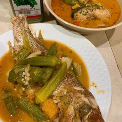 Southern Cuisine & Other Things - Steam Snapper in Coconut milk