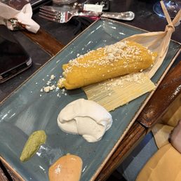 Tamal de Elote (corn tamales) Tamal de Elote (corn tamales)