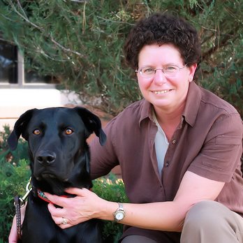 Two Bears Dog Training - Diann and her registered therapy dog, Devon. - Pet Training Near Me - Erie, Colorado Two Bears Dog Training - Diann and her registered therapy dog, Devon. - Pet Training Near Me - Erie, Colorado