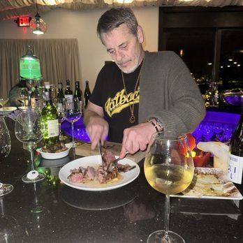 CANTO VI - Brian preparing Prime Bone-in Filet Steak - Beer, Wine & Spirits Near Me - Chatsworth, California