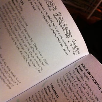 7 Bamboo Lounge - 7 bamboo in legendary karaoke book. Lolz. - Lounges Near Me - San Jose, California