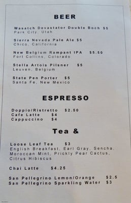 Menu photo 8 Comb Ridge Eat and Drink Bluff, UT