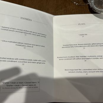 Sphère Restaurant - Menu - French Near Me - Paris