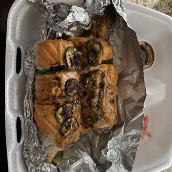 Sakura Sushi & Roll - salmon wrapped in foil - Japanese Near Me - Montebello, California Sakura Sushi & Roll - salmon wrapped in foil - Japanese Near Me - Montebello, California