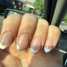 Close up of my nails