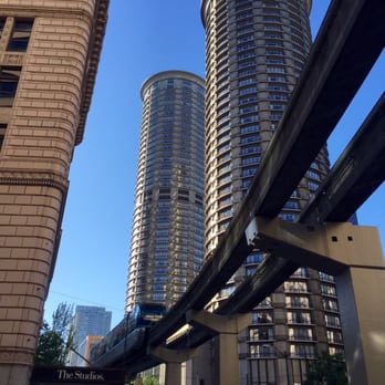 The Westin Seattle - Westin Double Barrel Towers and Monorail - Hotels Near Me - Seattle, Washington