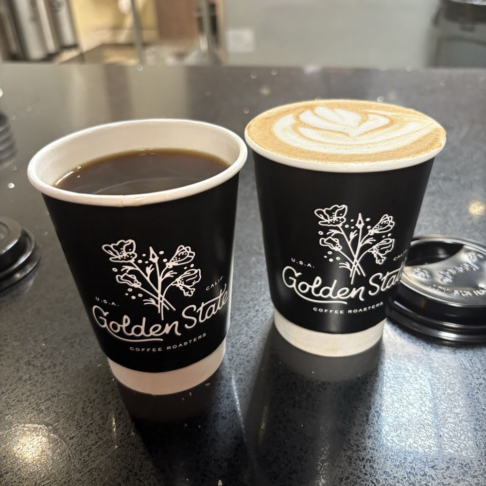 Golden State Coffee Roasters - Pour over and campfire latte - Coffee Roasteries Near Me - Placentia, California Golden State Coffee Roasters - Pour over and campfire latte - Coffee Roasteries Near Me - Placentia, California