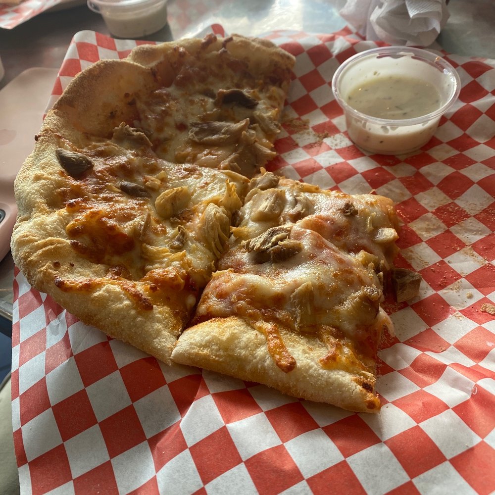 Cannery Pizza - Chicken and cheese - Pizza Near Me - Monterey, California Cannery Pizza - Chicken and cheese - Pizza Near Me - Monterey, California