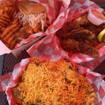 Hangry Joe’s Hot Chicken - chicken sando, chicken fingers, loaded fries - Chicken Shop Near Me - Ashland, Virginia Hangry Joe’s Hot Chicken - chicken sando, chicken fingers, loaded fries - Chicken Shop Near Me - Ashland, Virginia