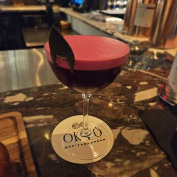 Okto - The beet juice drink... I dont know the name but it was great - Bars Near Me - Houston, Texas