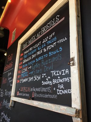 Menu photo 3 Bristols Cider House Atascadero, CA Menu photo 3 Bristols Cider House Atascadero, CA